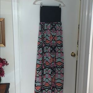 Brand new, strapless Maxi dress